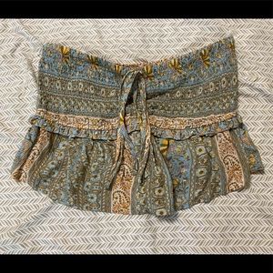 AE strapless print mini tube top